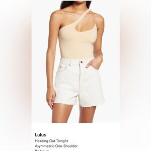 Lulus asymmetrical body suit XS